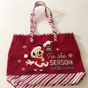 Disney parks Christmas tote